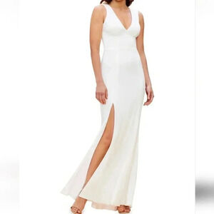 NWOT Dress the Population-Sandra Crepe gown